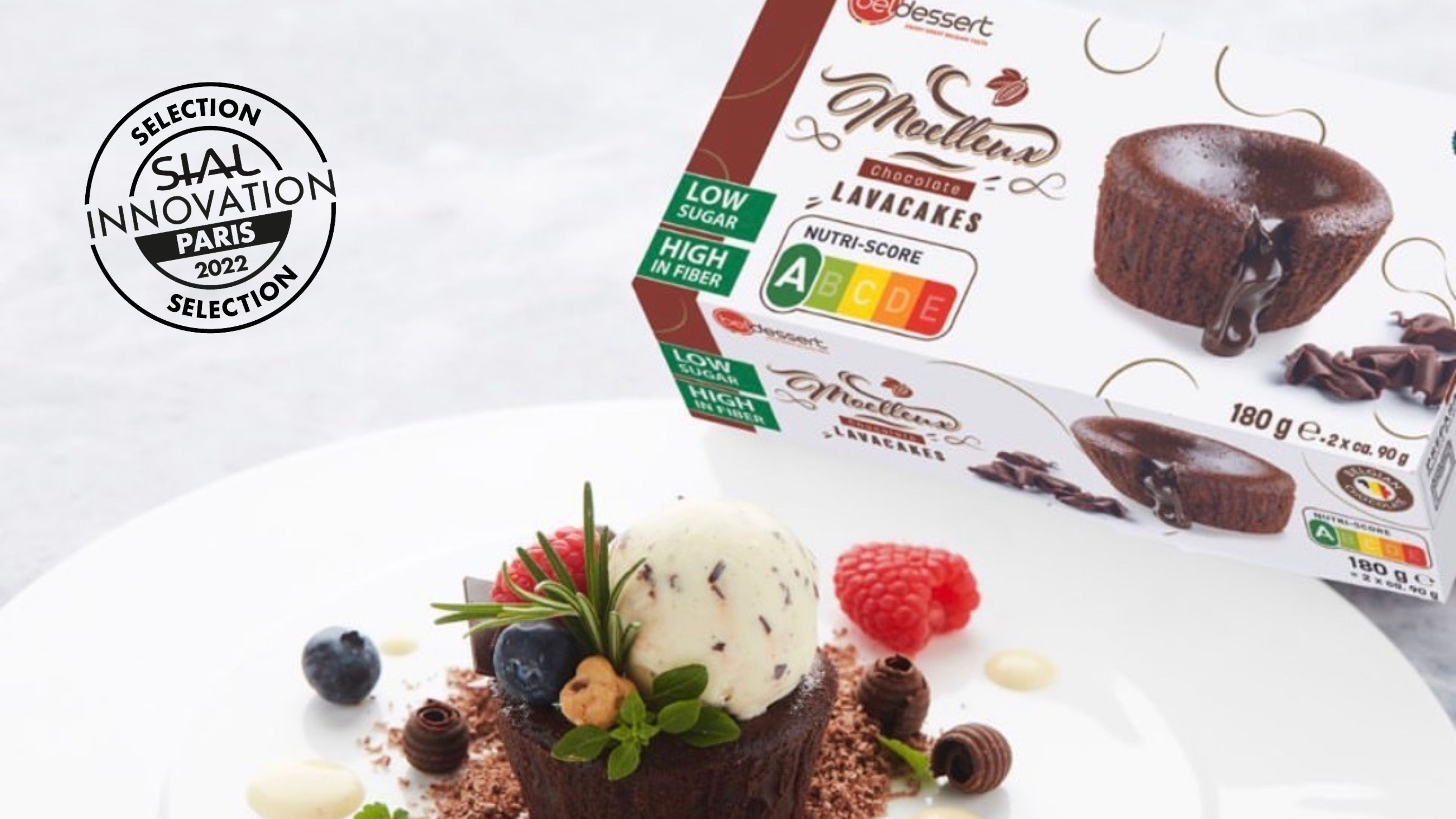 Beldessert launches nutriscore A lava cake